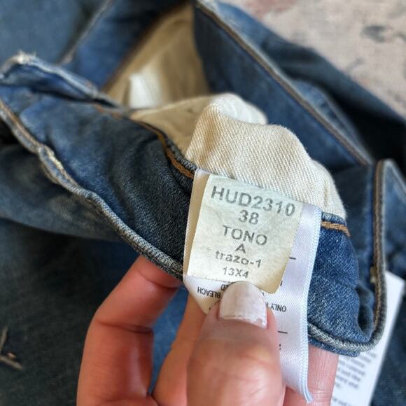 NWT Hudson Blake Slim Straight Jeans Men's 38x36 - Picture 4 of 5